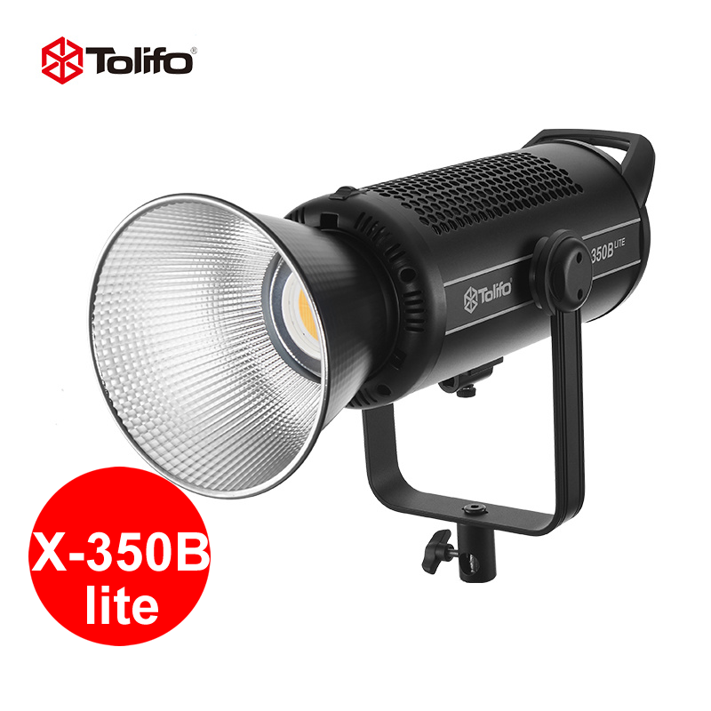 Tolifo X-350B Lite 350W High Power 2700-6500K Bi-color LED COB Video Light Elite Studio Photography Film Lighting Solution