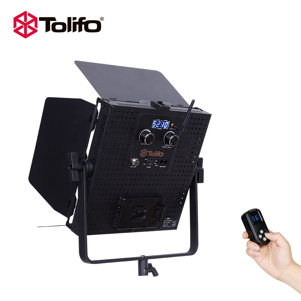 Tolifo Photography 100W TV Studio Lights Film Shooting Studio Video Led Panel Lighting Equipment