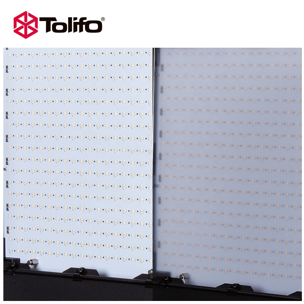 Tolifo Photography 100W TV Studio Lights Film Shooting Studio Video Led Panel Lighting Equipment