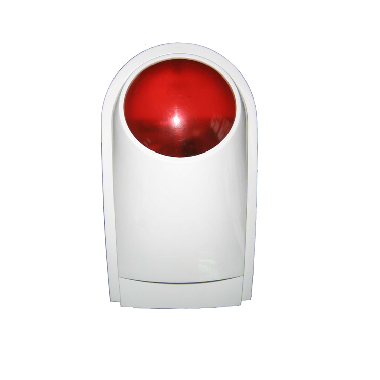 Electronic Siren Alarm Red Light Sound Flash Buzzer Siren Home Security Alarm System Electric Security Siren