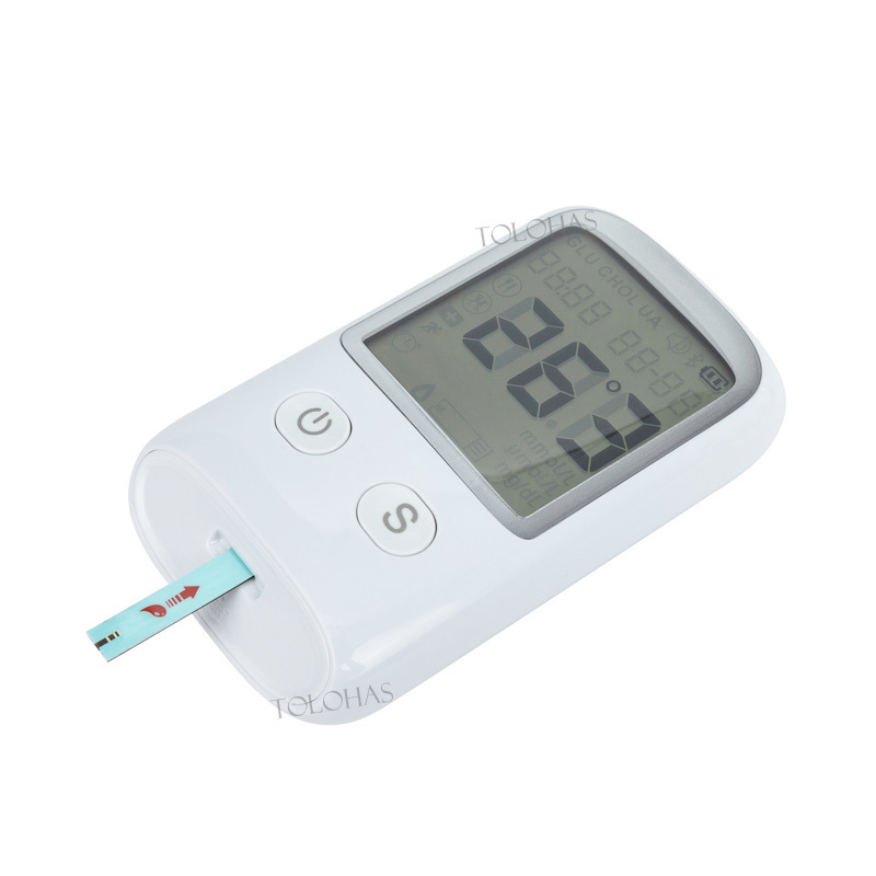 LHG66T1 Home Digital Glucometer Blood Smart Sugar Monitor Glucose Meter Kit With Test Strips