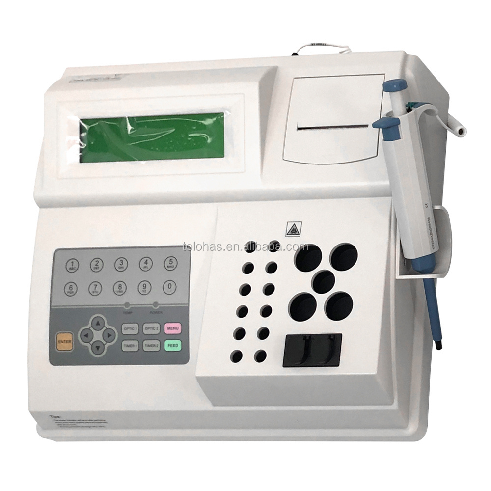 LHCA51 Latest Generation Auto Single Channel Coagulometer Analyzer Automated Blood Reagent Coagulation Analyzer