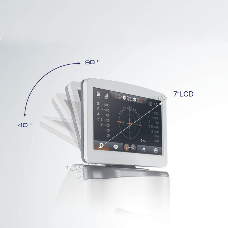 LHVD910 Medical Optical Lensmeter Price 7 inch Auto Focimeter Blue Tooth Digital Lensometer