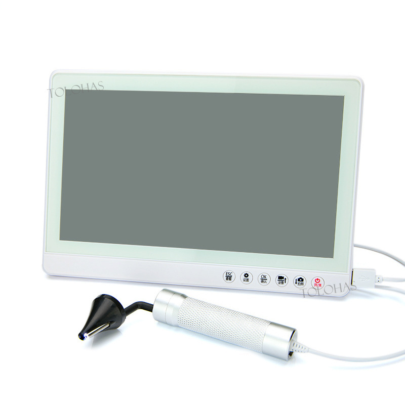 LHGK03 Digital ENT Ear Camera Endoscope Otolaryngology Examination Eardrum Visible Video Otoscope Set