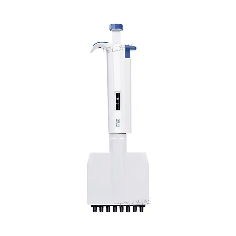 LHB107 Medical Lab MicroPipette Autoclavable Adjustable 8-channel Pipette Micro Pipettor Device