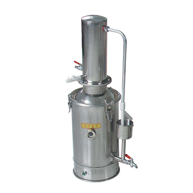 LHBWS Lab distillation equipment 5L 10L 20L automatic cut off stainless steel water distiller