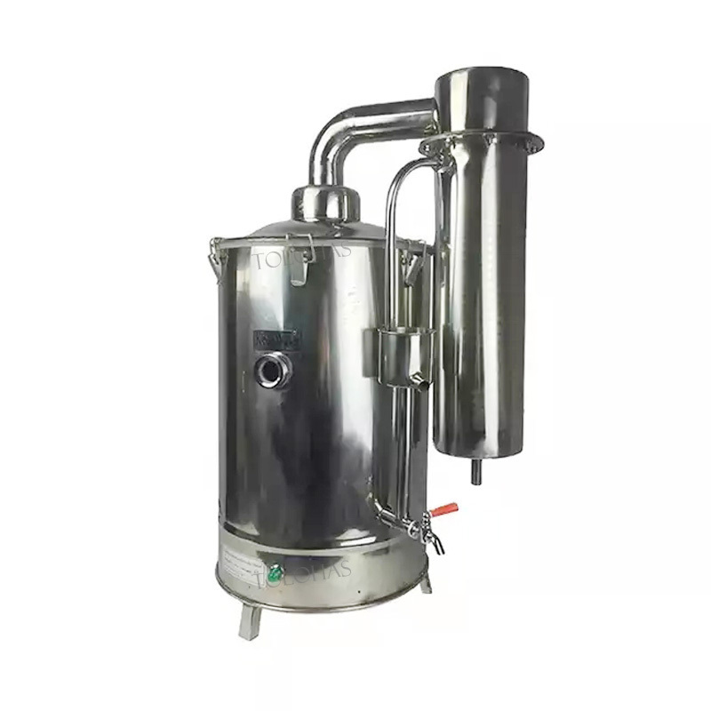 LHBWS Lab distillation equipment 5L 10L 20L automatic cut off stainless steel water distiller