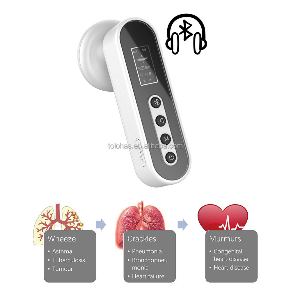 LHG210 Electronic Stethoscope Bluetooth Electronic Stethoscope Bluetooth Electronic Wireless Stethoscope