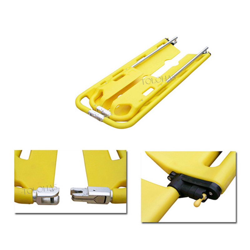 LHKD4 Hospital Emergency Patient Transfer High Strength Plastic Separate Type Scoop Stretcher