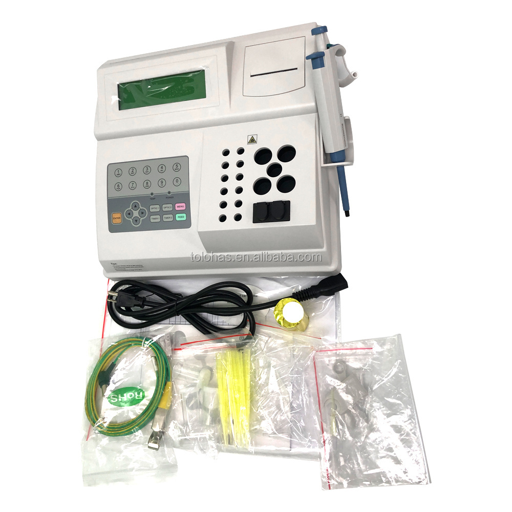 LHCA51 Latest Generation Auto Single Channel Coagulometer Analyzer Automated Blood Reagent Coagulation Analyzer