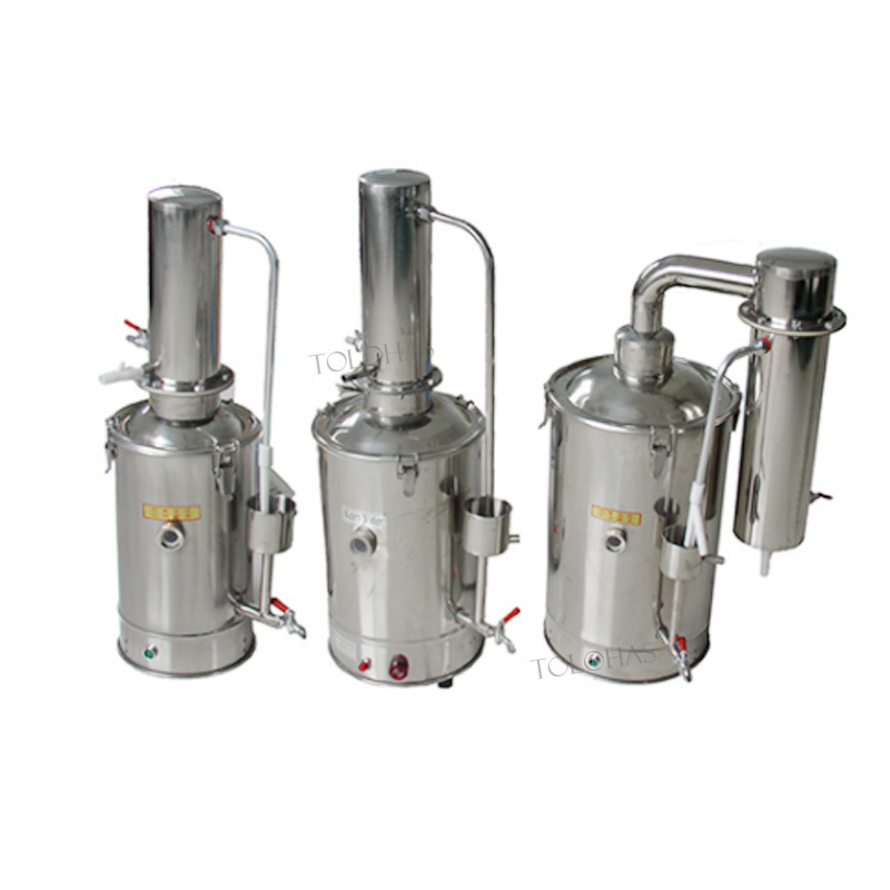 LHBWS Lab distillation equipment 5L 10L 20L automatic cut off stainless steel water distiller