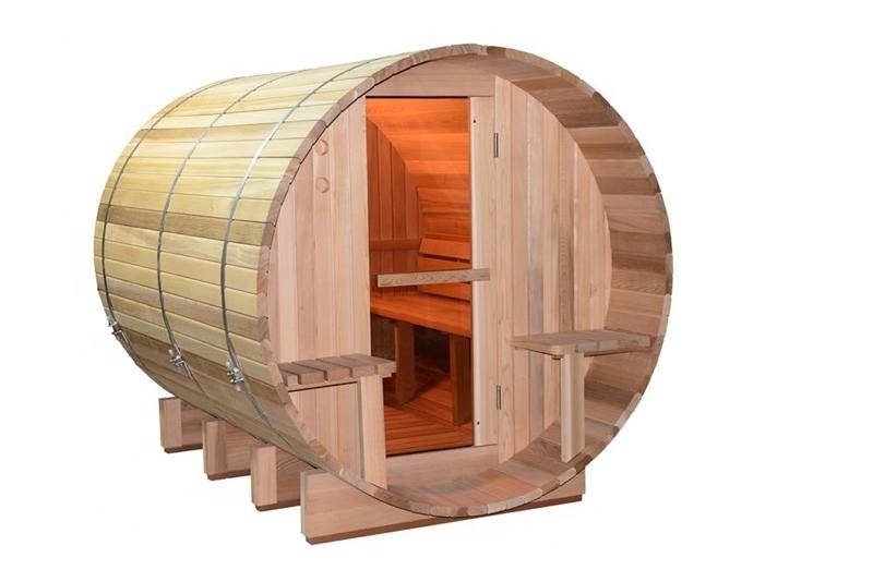 Saunas Room Indoor and Outdoor Barrel Dry Wooden Size  House Cabin With Steam Herbal Stove Russian Household Garden Traditional