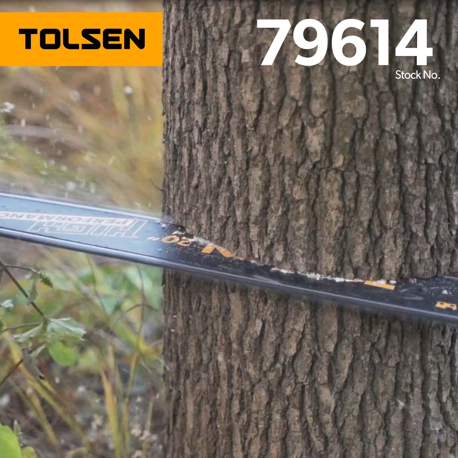 TOLSEN 79614 52cc Petrol Wood Cutting Gasoline Hand Chain Saw