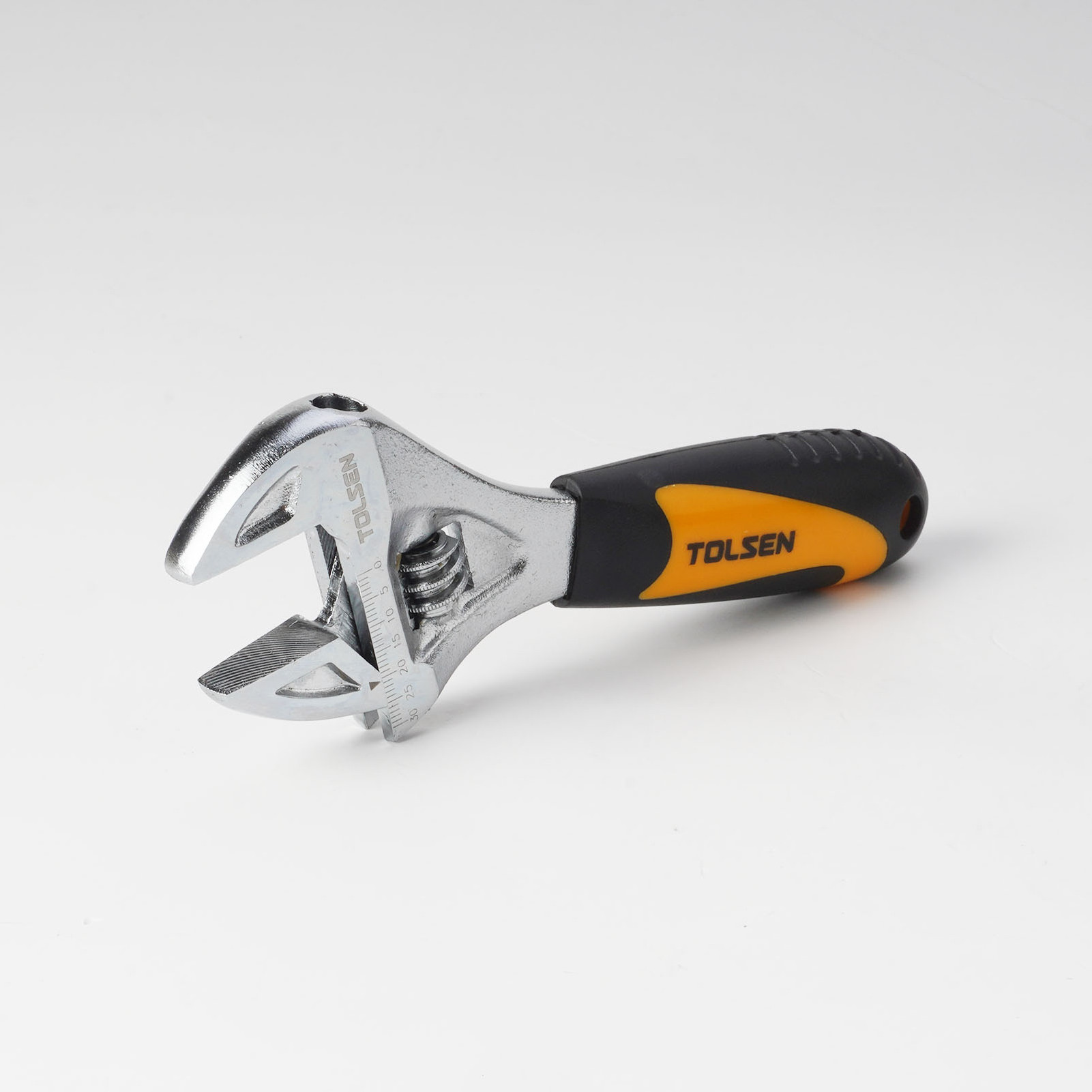 TOLSEN 15280 Lightweight Stubby Spanner Adjustable Wrench