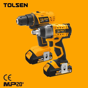 TOLSEN 87240 35 Nm and 330 Nm Li-ion cordless combo kit power tools