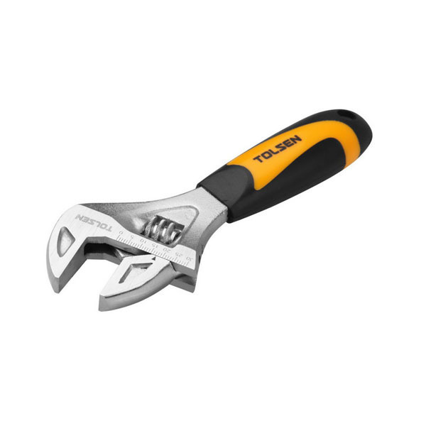 TOLSEN 15280 Lightweight Stubby Spanner Adjustable Wrench