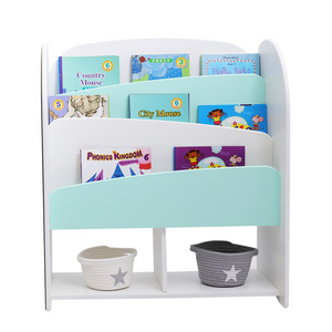 Wooden furniture Toddlers bookshelf kids storage cabinets for kids room Easy assembly