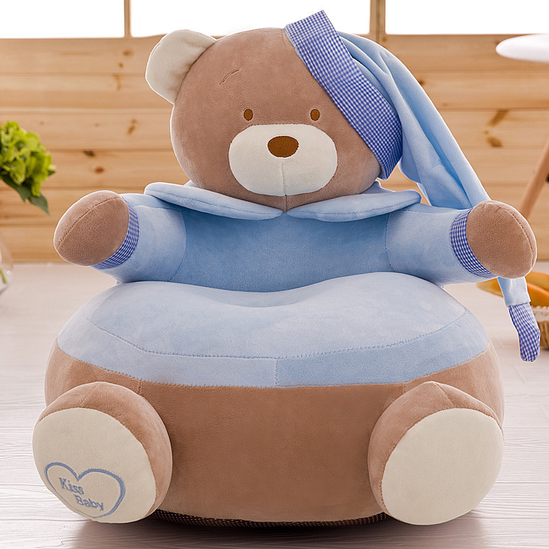 Cute Cartoon Baby Toddler Plush Play Sofa Cum Bed Mini Princess Sofa Chair Toddler Chair for Kids