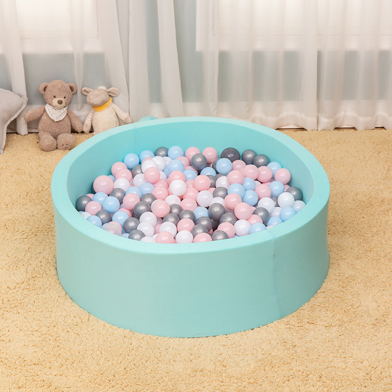 Eco-friendly Pink Infant Playpens Soft Foam Indoor Playground Ocean Ball Pool Kids' Indoor Pit Pool Foldable Inflatable