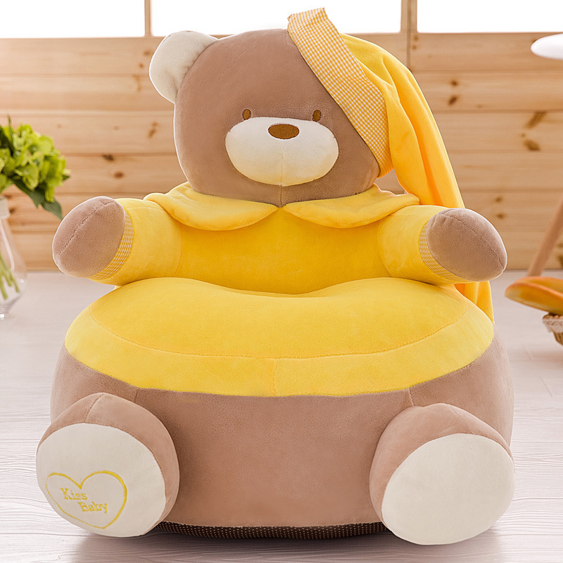 Cute Cartoon Baby Toddler Plush Play Sofa Cum Bed Mini Princess Sofa Chair Toddler Chair for Kids