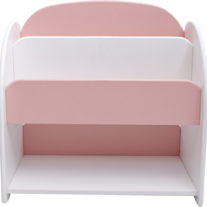 Wooden children library book cabine kids Book storage rack kids storage cubby