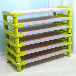 New Kindergarten Preschool Daycare Furniture Nap Bed Cots Children's Nap Beds Plastic Solid Wood Toddler Bed Cots