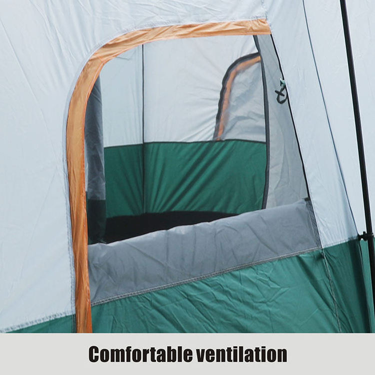 Wholesale cheap large space family camping tent waterproof ventilation camping hiking tent