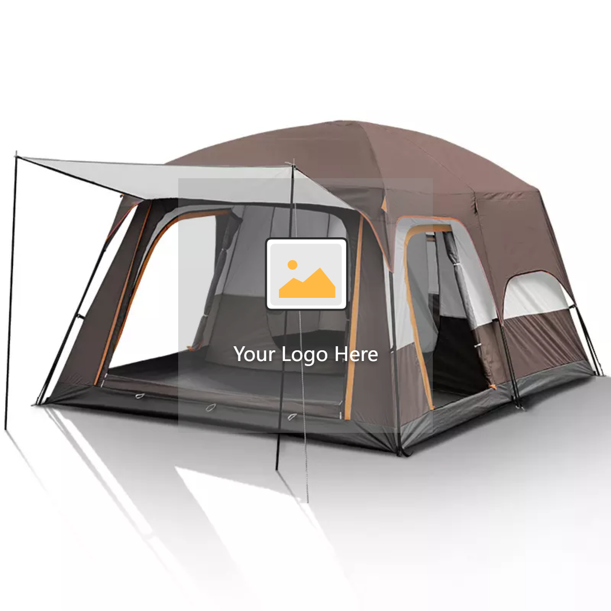 Factory custom large space family camping tent rainproof sunscreen camping traveling tent