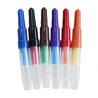 Suppliers promotion gift colorful non-toxic kids blow pen spray changing color marker air brush pen for children