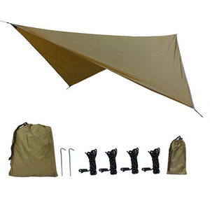 Waterproof Tarp Tent Shade, Outdoor Camping Uv Garden Awning Canopy Sunshade Ultralight 5 Colors Good Quality/