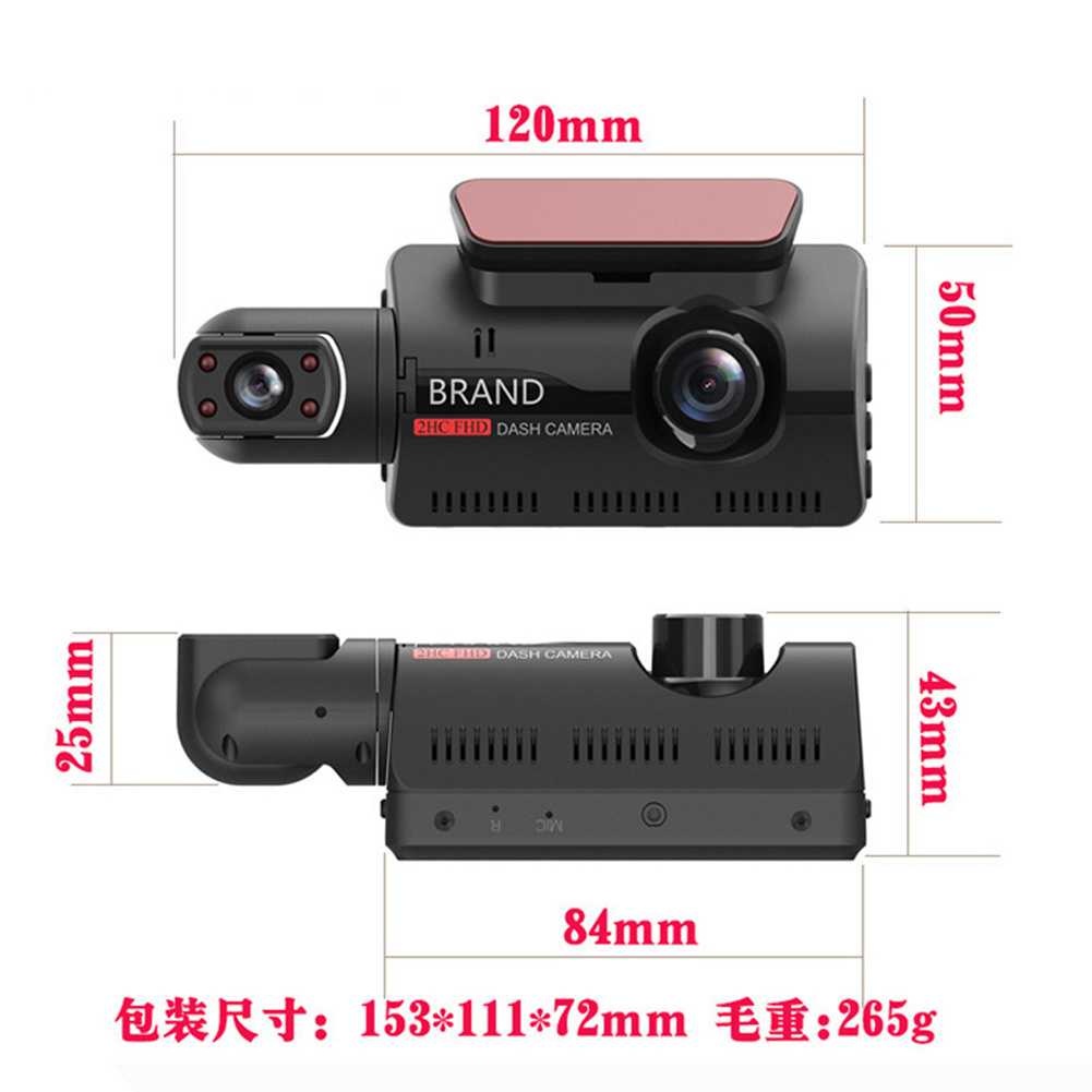 Front And Rear Dash, Cam 4K 2160P 2 Camera Car Dvr Wifi Dashcam Video Recorder Auto Night Vision 24H Parking Monitor/