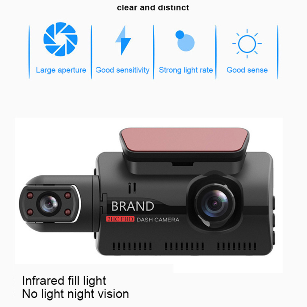 Front And Rear Dash, Cam 4K 2160P 2 Camera Car Dvr Wifi Dashcam Video Recorder Auto Night Vision 24H Parking Monitor/