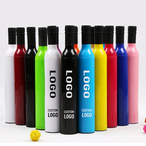 Cheap Umbrella Hand Open Mini Solid Color Umbrella Fashion Personalized Bottle Umbrella