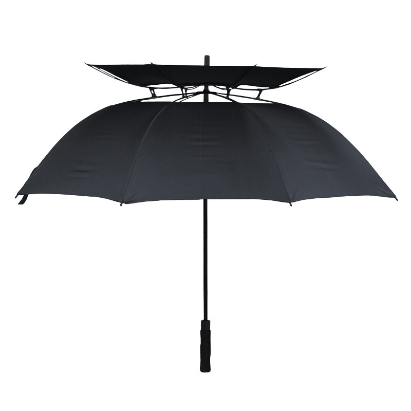 Automatic Open 30 Inch Extra Large Umbrella Oversize Double Vented Canopy Waterproof Windproof Stick Golf Umbrella