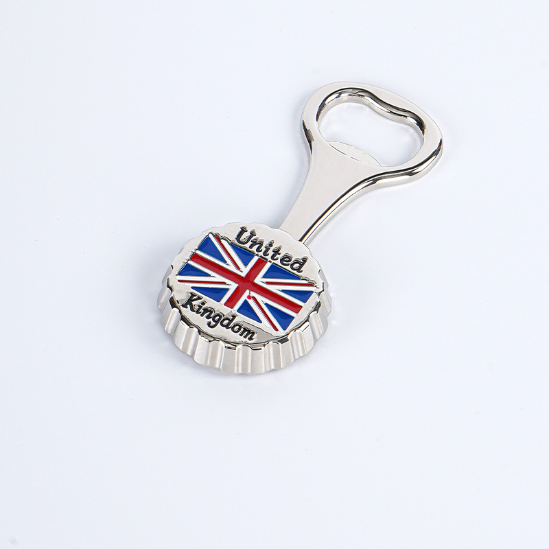 European Cup Fans British Flag Bottle Opener Small Gifts Decorations Customized National Refrigerator Stickers