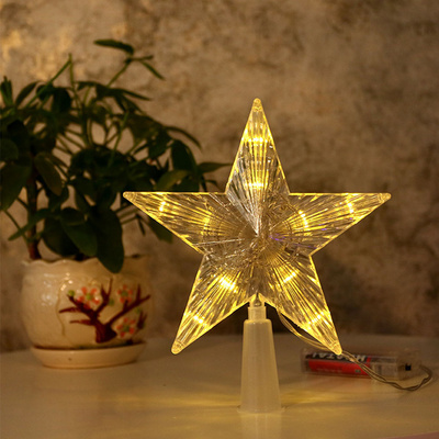 Christmas Tree Topper Star, Lights For Christmas Decoration And Party Decorations And Led Plastic Glowing Tree Top Star/