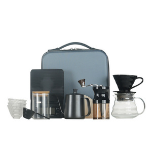 Factory Wholesale Manual Coffee & Tea Maker Sets,Outdoor Portable Coffee Travel Camping Kit