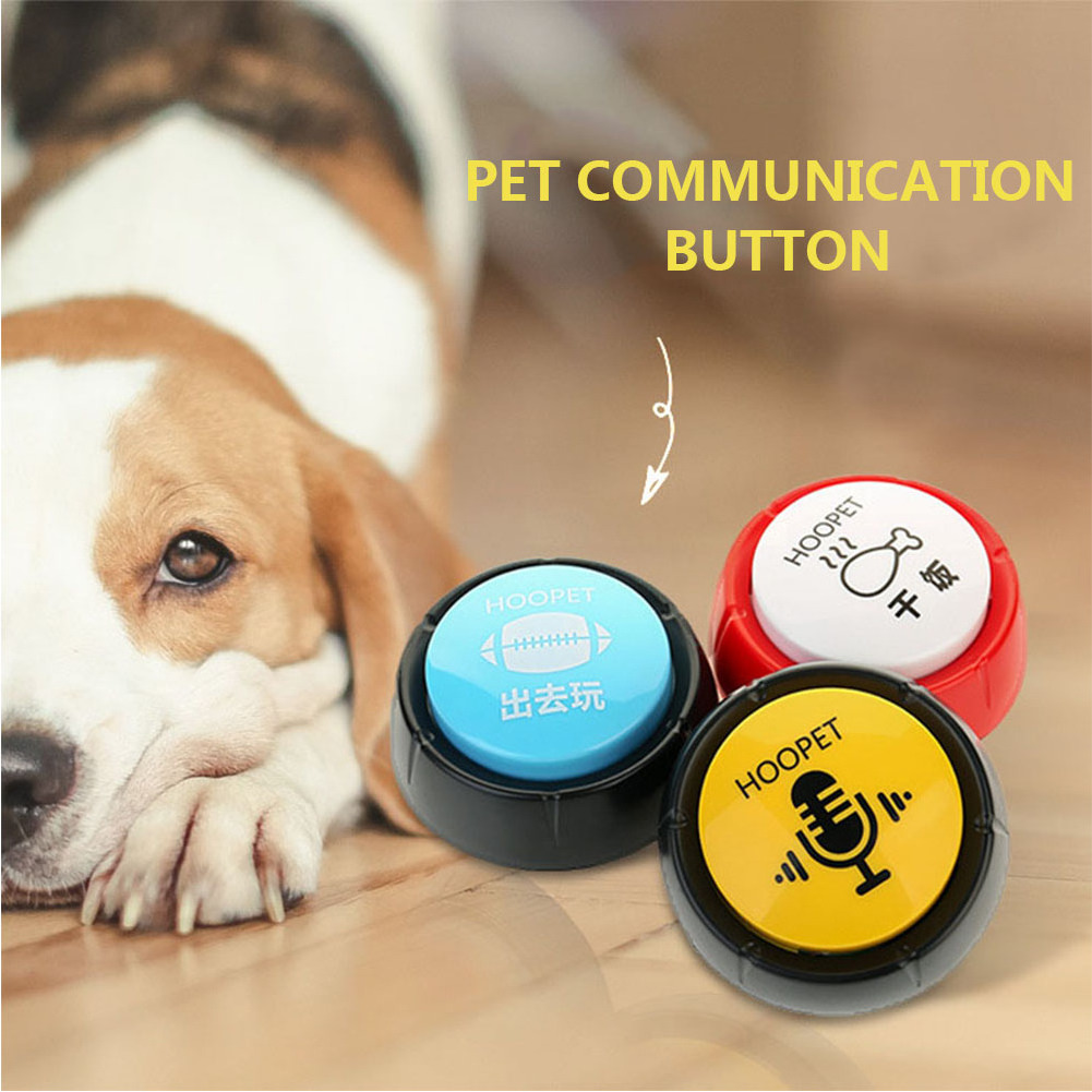 Factory Supply Custom Music, Recordable Sound Talking Buttons For Dogs/