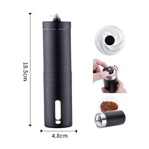 Portable Custom Coffee Mill, Bean Burr Hand Crank Grinder Machine Ceramic Core Stainless Steel Coffee Grinder/