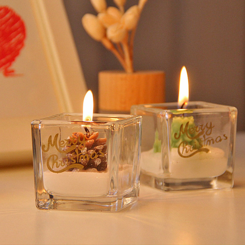 Latest Heart Shaped Transparent, Glass Jar Tealight Small Size Colorful Soy Wax Aromatherapy Scented Candle For Decoration