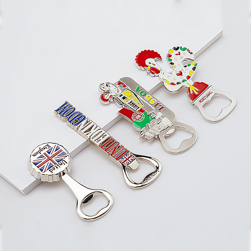 European Cup Fans British Flag Bottle Opener Small Gifts Decorations Customized National Refrigerator Stickers