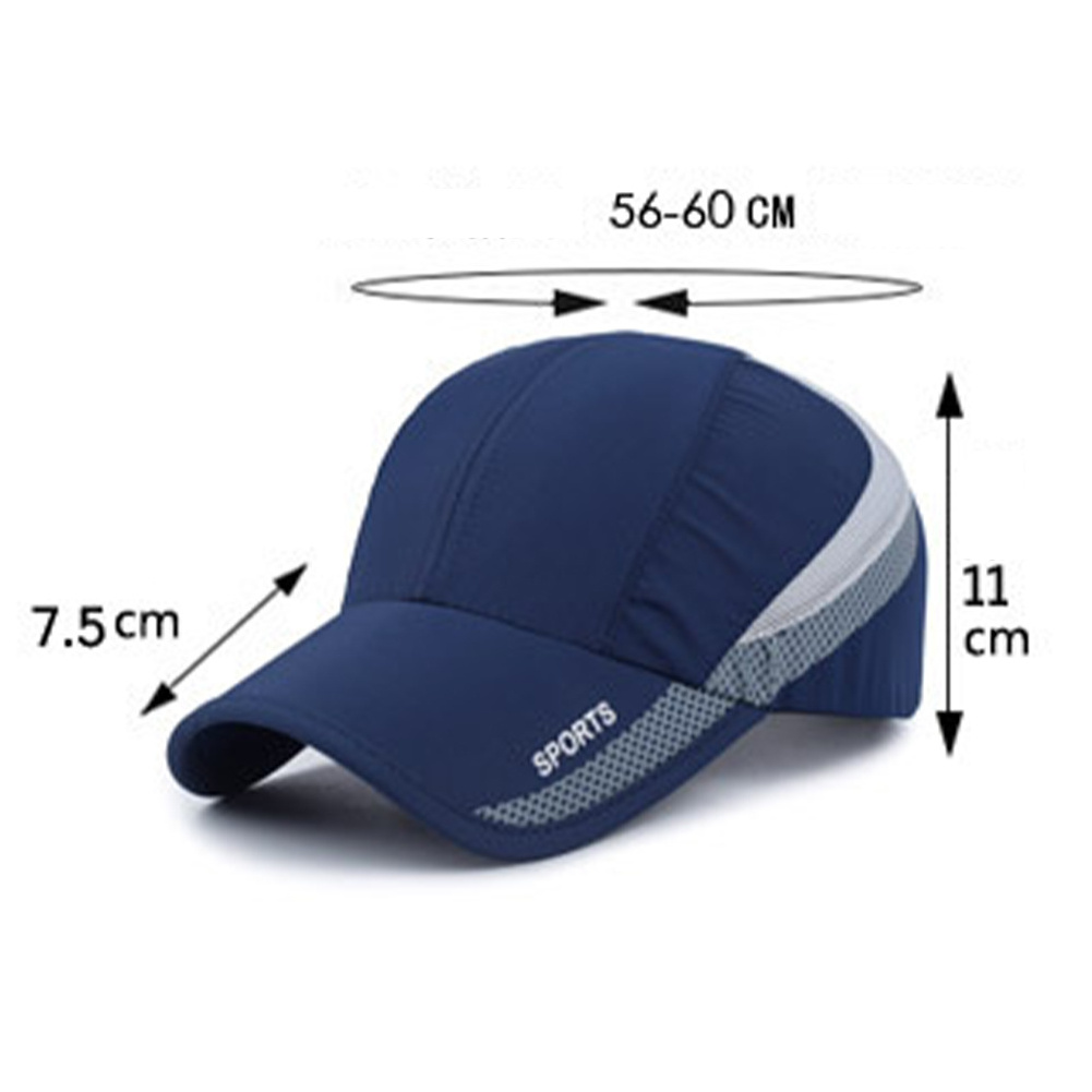 Wholesale Custom Breathable Lightweight Sun Protection Outdoor Hiking Running Quick Dry Sports Baseball Cap For Men Women