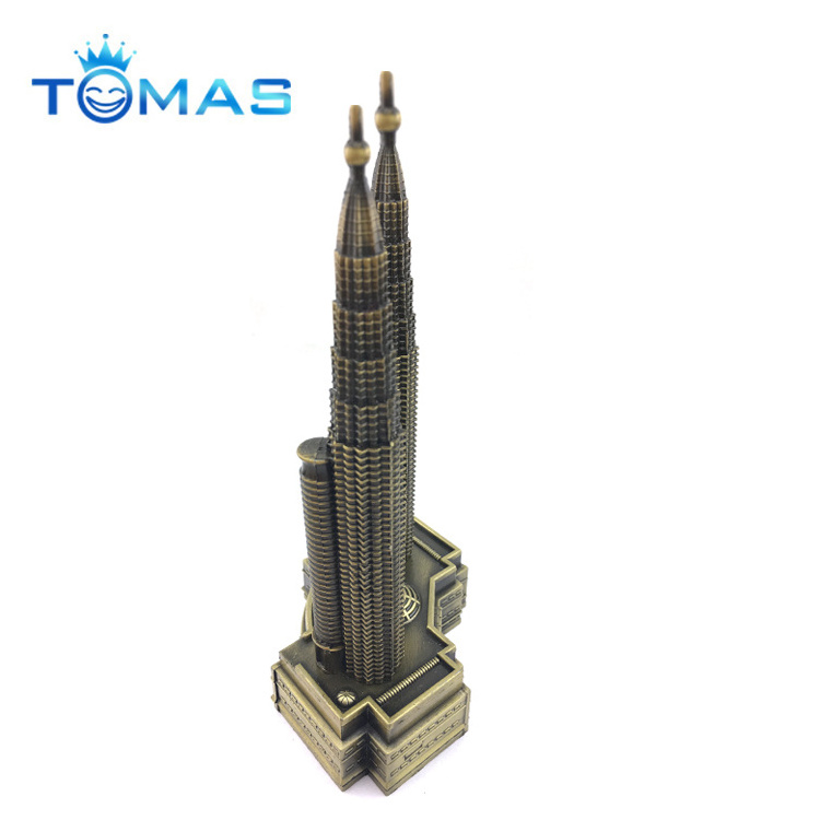 Popular Malaysia Souvenir Pewter Petronas Twin Towers