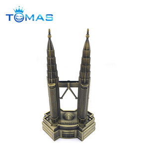 Popular Malaysia Souvenir Pewter Petronas Twin Towers