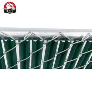 Chain Link Fence Slats for Privacy Covering Blade Slats with Bottom Lock