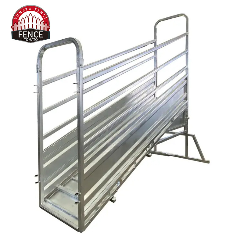 Heavy Duty Livestock Equipment Cattle Yard Portable Cattle Loading Ramps