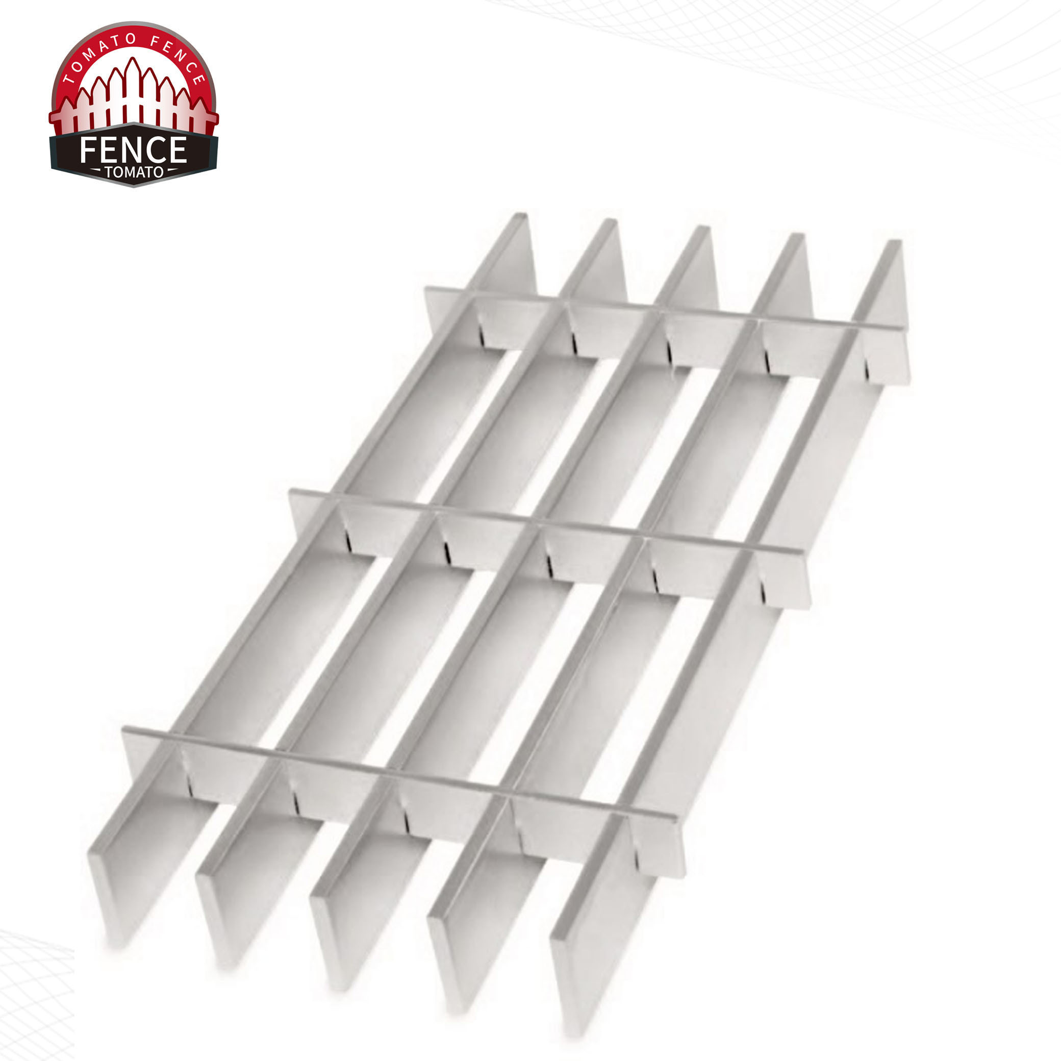 Heavy Duty Press-Locked Steel Grating Louver