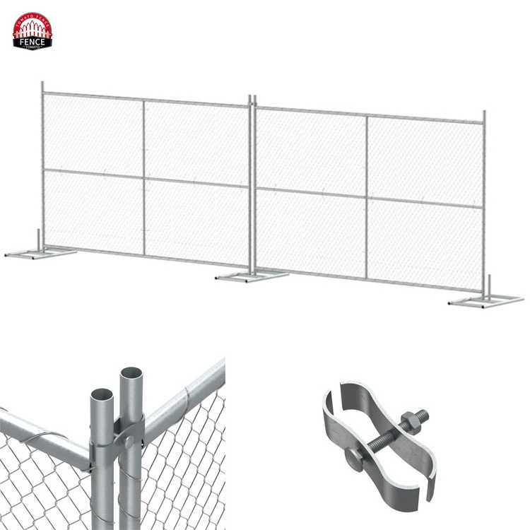 Hot Dipped Australia Galvanized Removable Portable Temporary Fence   Security Tempo Fence Fro Garden Concert Fence