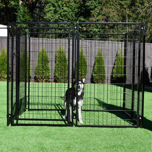 Customized clear dog kennel outside run dog kennels