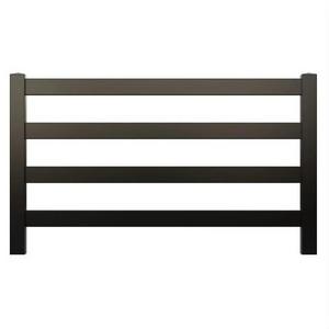 Cheap Price Black White PVC Fence Panels 4 Rail Aluminum Ranch Goat Fence Decorative Horse Slat Fencing